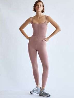78. Aritzia Wilfred Free Divinity Jumpsuit Mauve Romper One Piece Size M